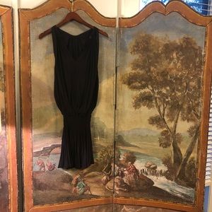 Classic Ramy Brook black mini dress, size small.